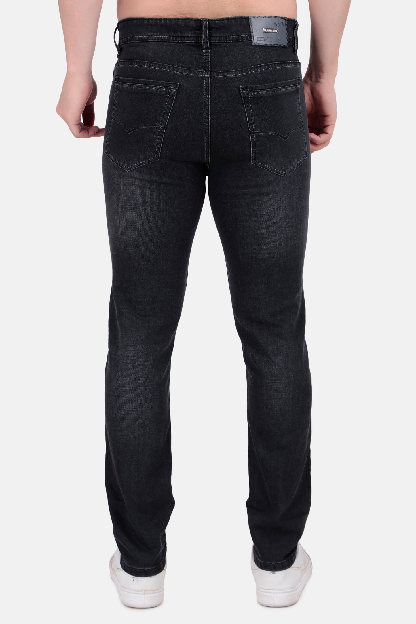 Men's Regular Fit Black Denim Jeans
