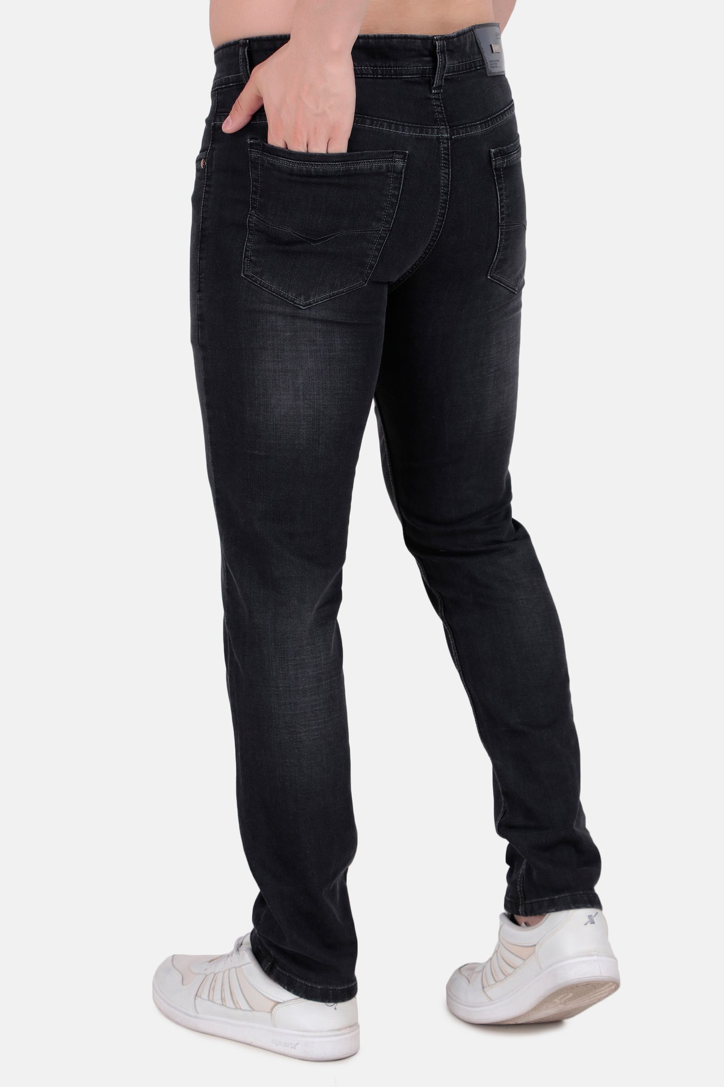 Men's Regular Fit Black Denim Jeans