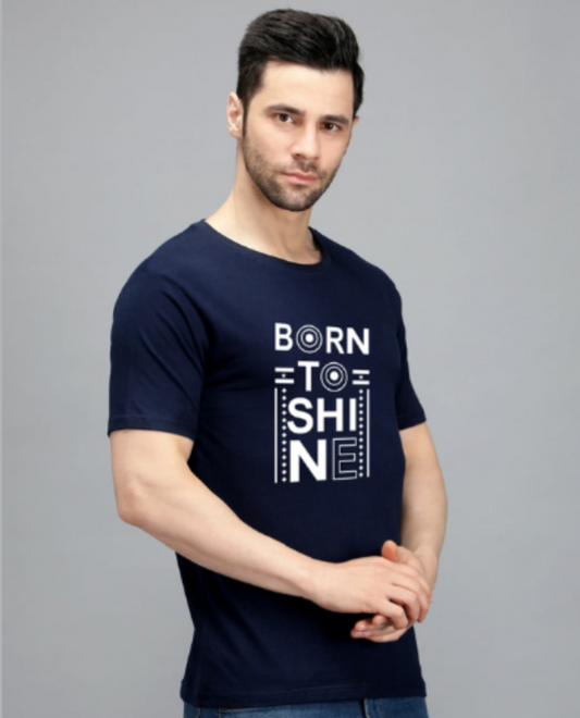 Born to Shine T-Shirt – Navy Blue