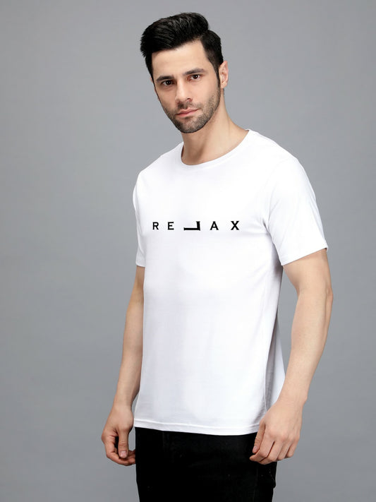 Relax Regular Fit Cotton T-Shirt – White