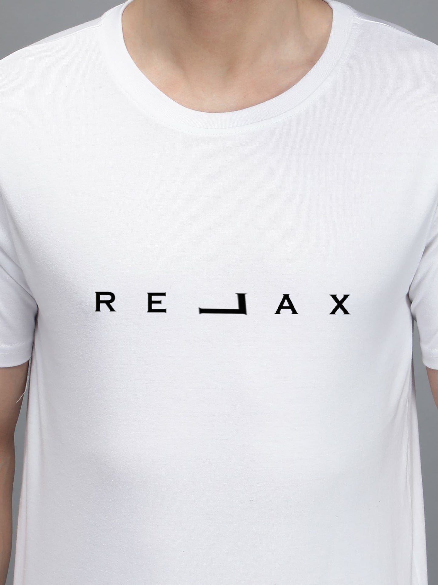 Relax Regular Fit Cotton T-Shirt – White